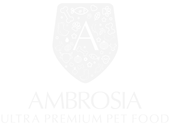 Ambrosia Pet Food Logo White